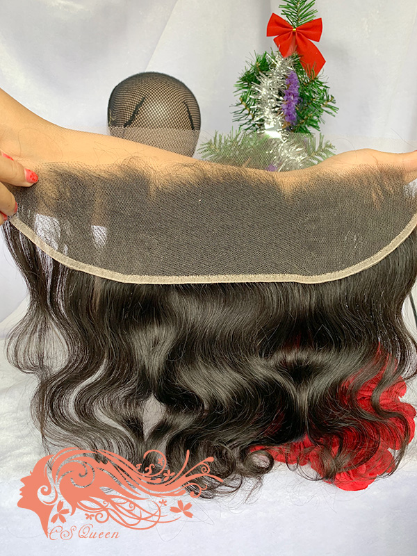 Csqueen Raw light wave 13*4 HD lace Frontal 100% Human Hair